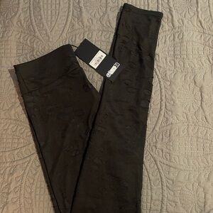 Killstar Black Textured Leggings